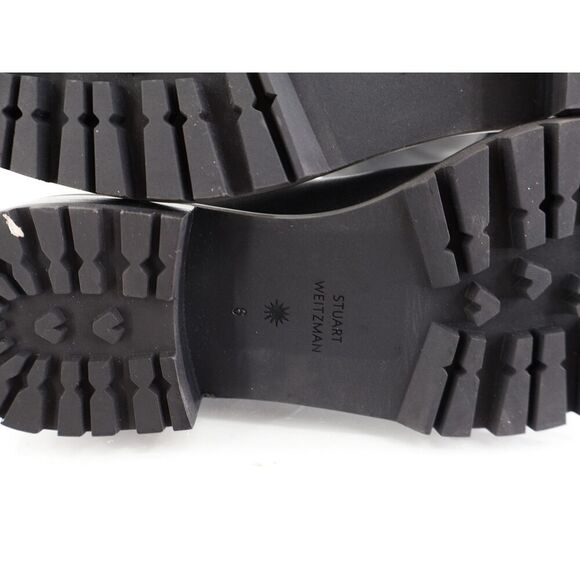 STUART WEITZMAN Women'S 5050 Black Leather Over The Knee Boots Size 6 B - Picture 10 of 13